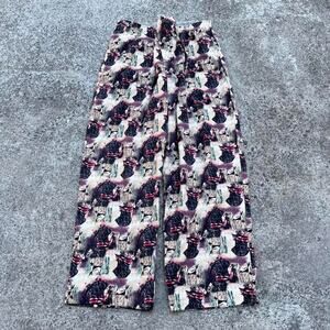 Black Lab Nature Pajama Pants Sz XXL Baggy Wide Leg Fit